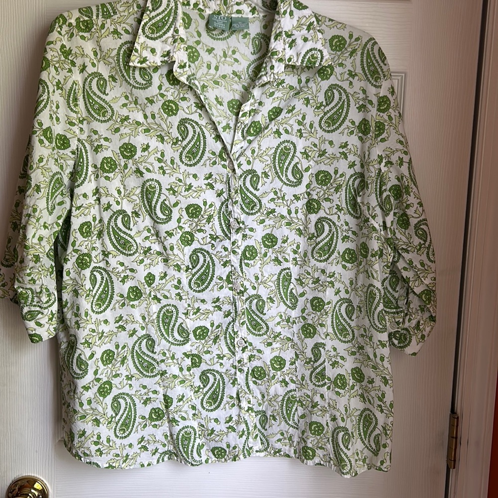 STO Cotton Vintage Floral Blouse
